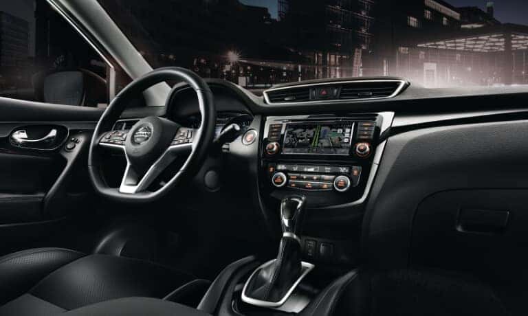 2020 Nissan Rogue Sport front dash view from the passanger side