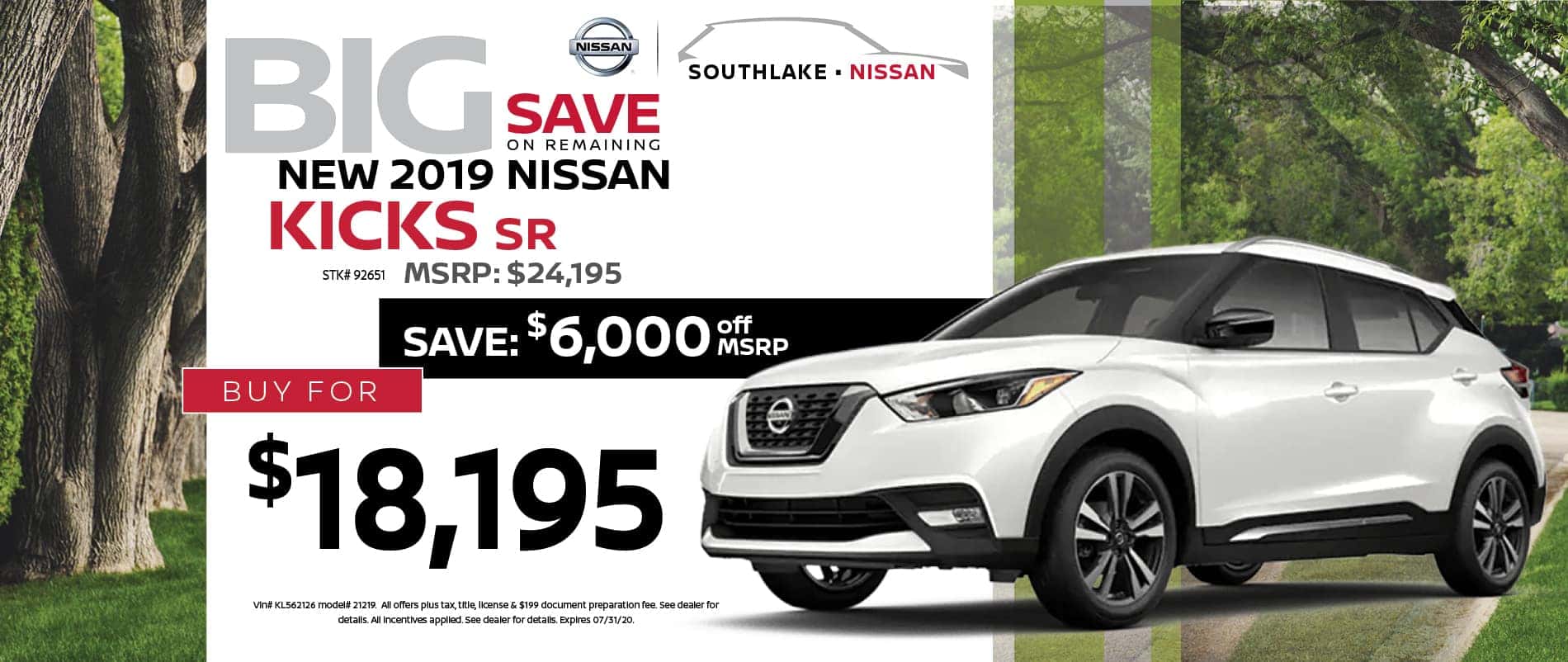 2019 Nissan Kicks CPO Offer