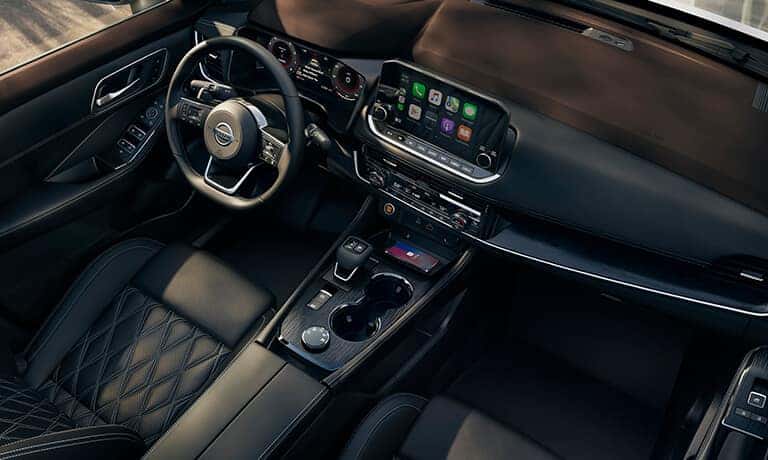 2021 Nissan Rogue Interior Birds Eye View Front Seat