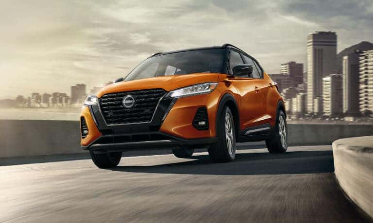 Nissan Kicks Exterior On A City Curve
