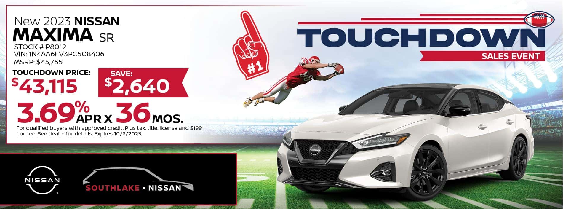2023 Nissan Maxima Special Offer | Southlake Nissan