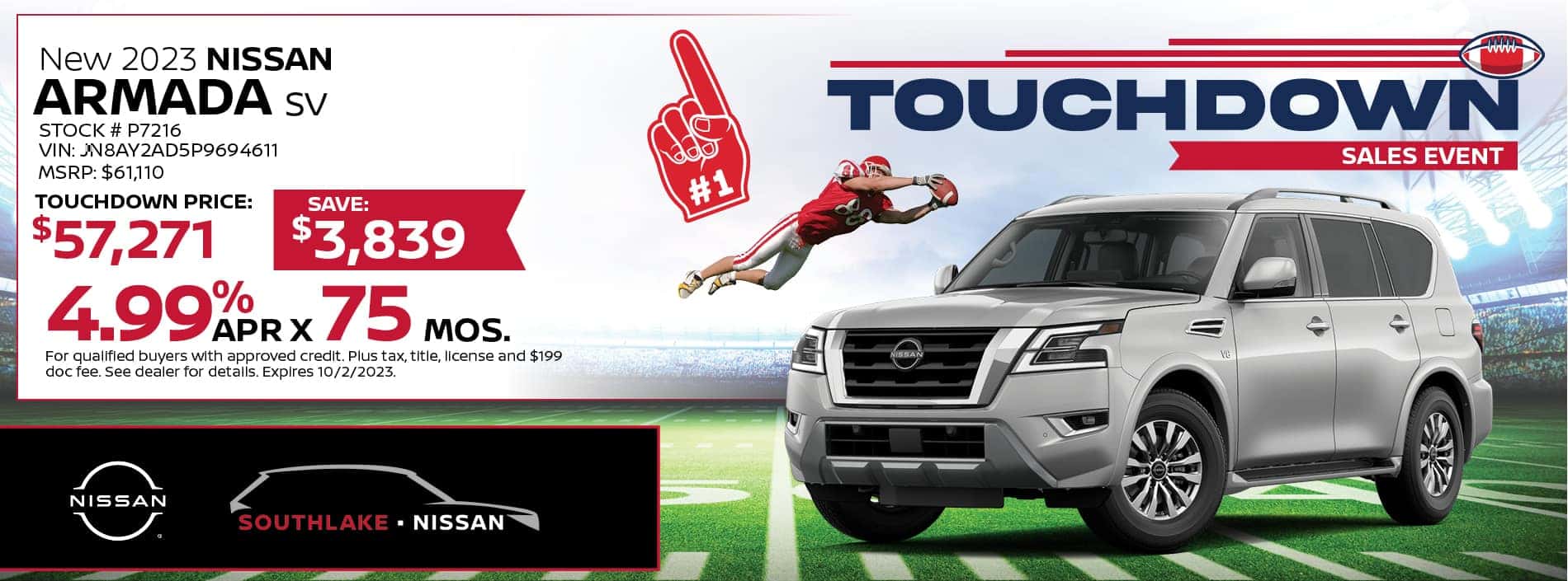 2023 Nissan Armada Special Offer| Southlake Nissan