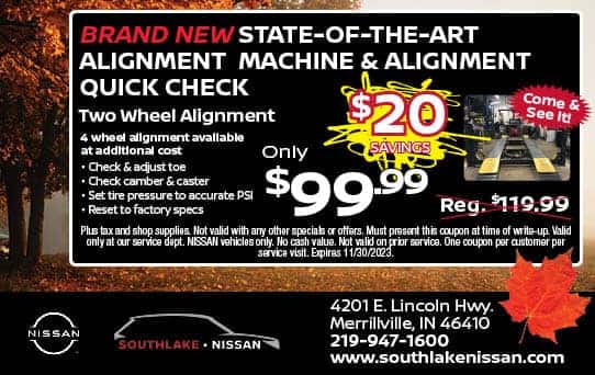 Alignment Special-- | Southlake Nissan