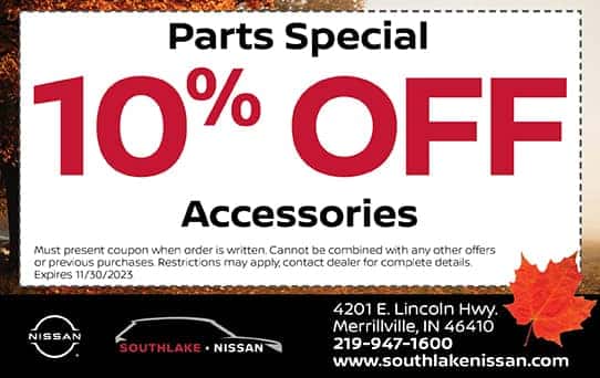 10% Off Accessories | Southlake Nissan