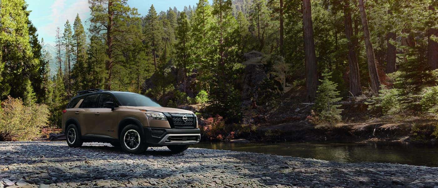 2024 Nissan Pathfinder Exterior Parked By Rocky Creek