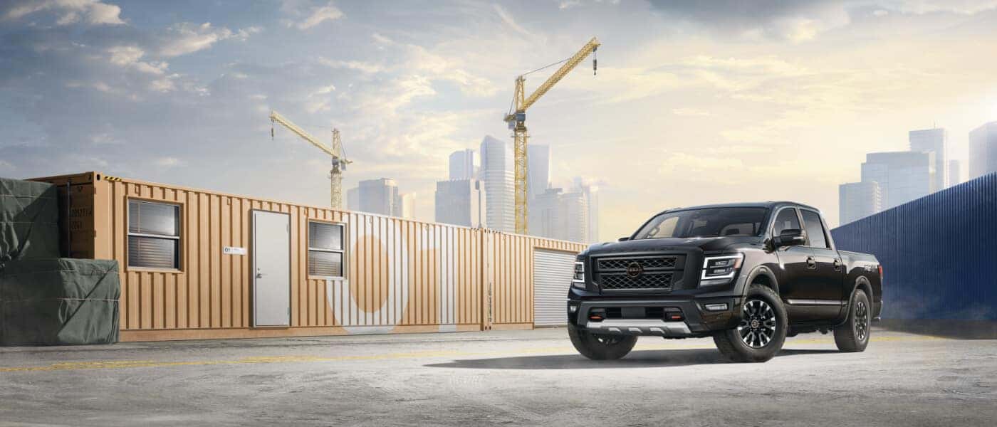 2024 Nissan TITAN Exterior Parked By Construction Site
