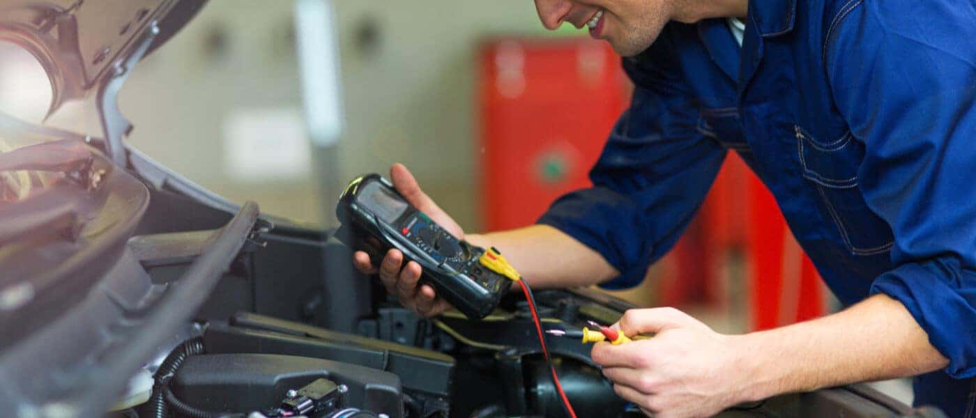 Service Battery Checking Voltage