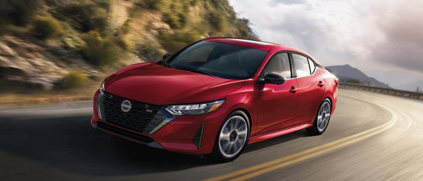 2025 Nissan Sentra Exterior On Mountain Curve