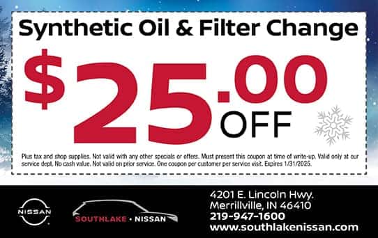 Auto Service Specials | Southlake Nissan near Hobart