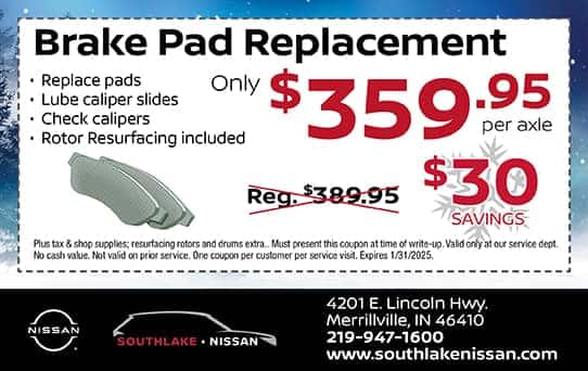 Auto Service Specials | Southlake Nissan near Hobart