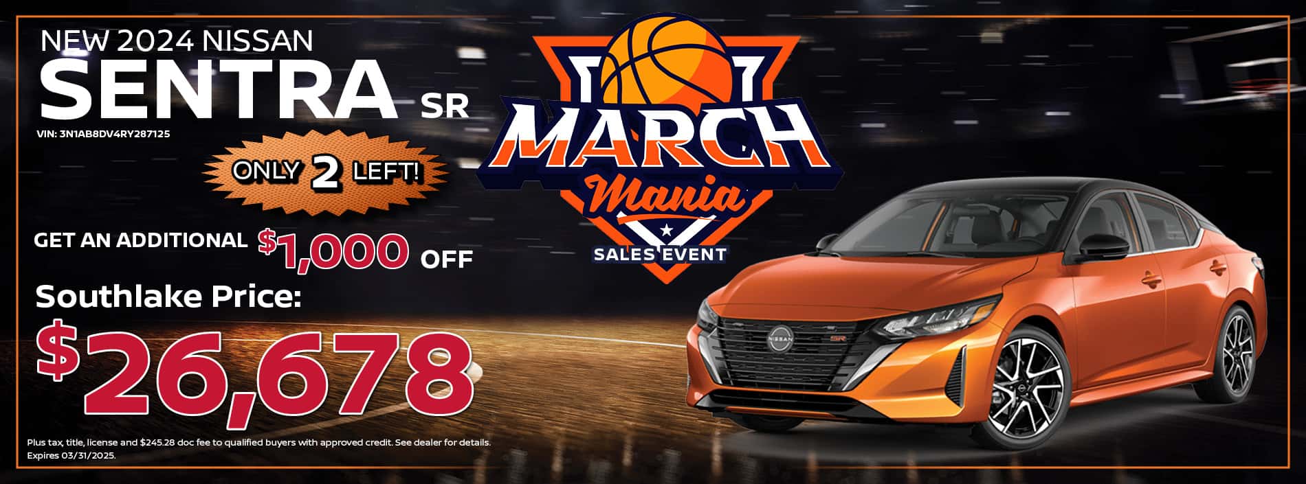 2024 Nisssan Sentra Special Offer| Southlake Nissan