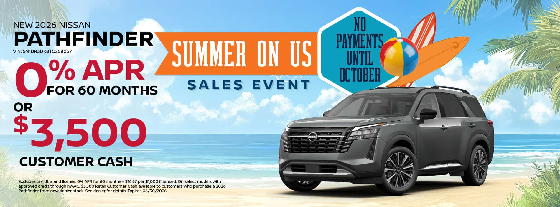 2026 Nissan Pathfinder Special Offer| Southlake Nissan