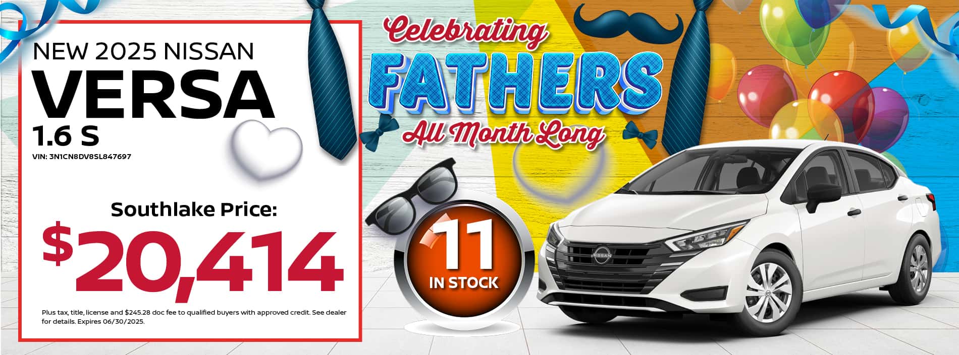 2025 Nissan Versa 1.6 S Special Offer| Southlake Nissan