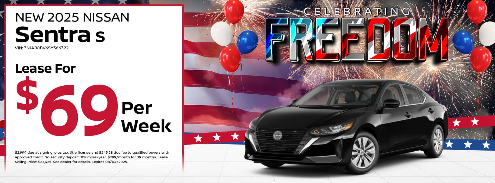 2025 Nissan Sentra Finance Offer 2