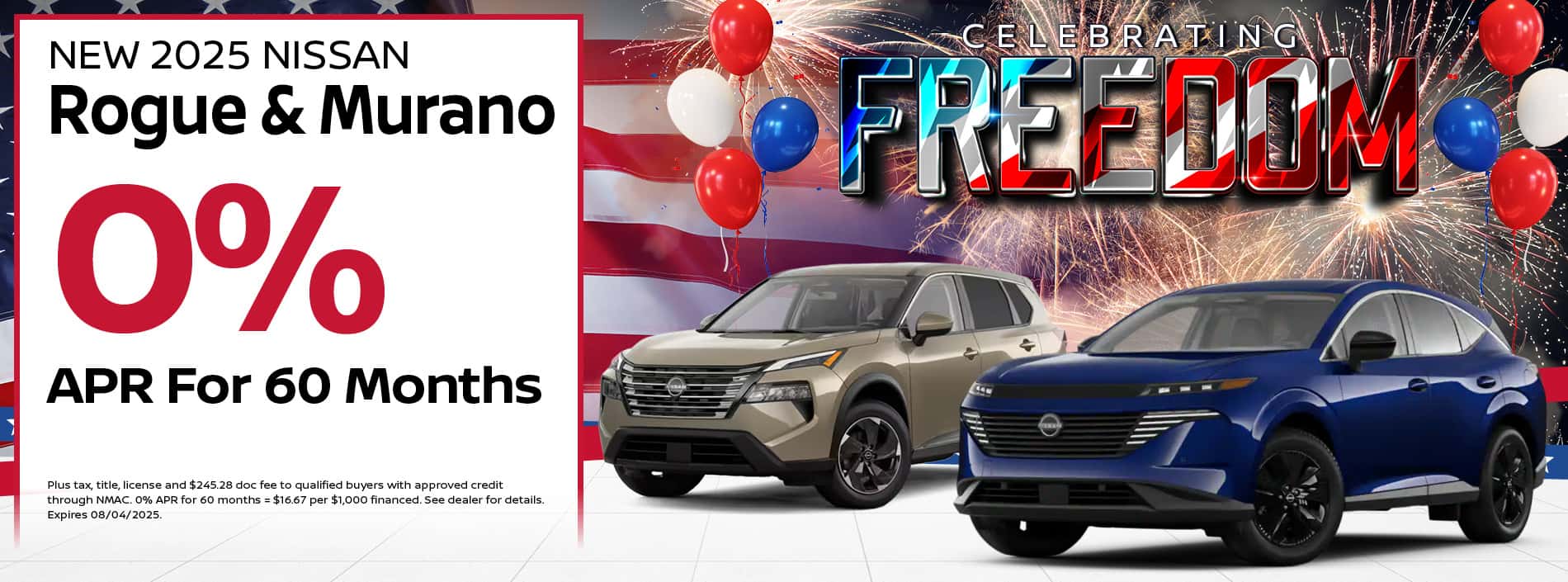 2025 Nissan Rogue & Murano