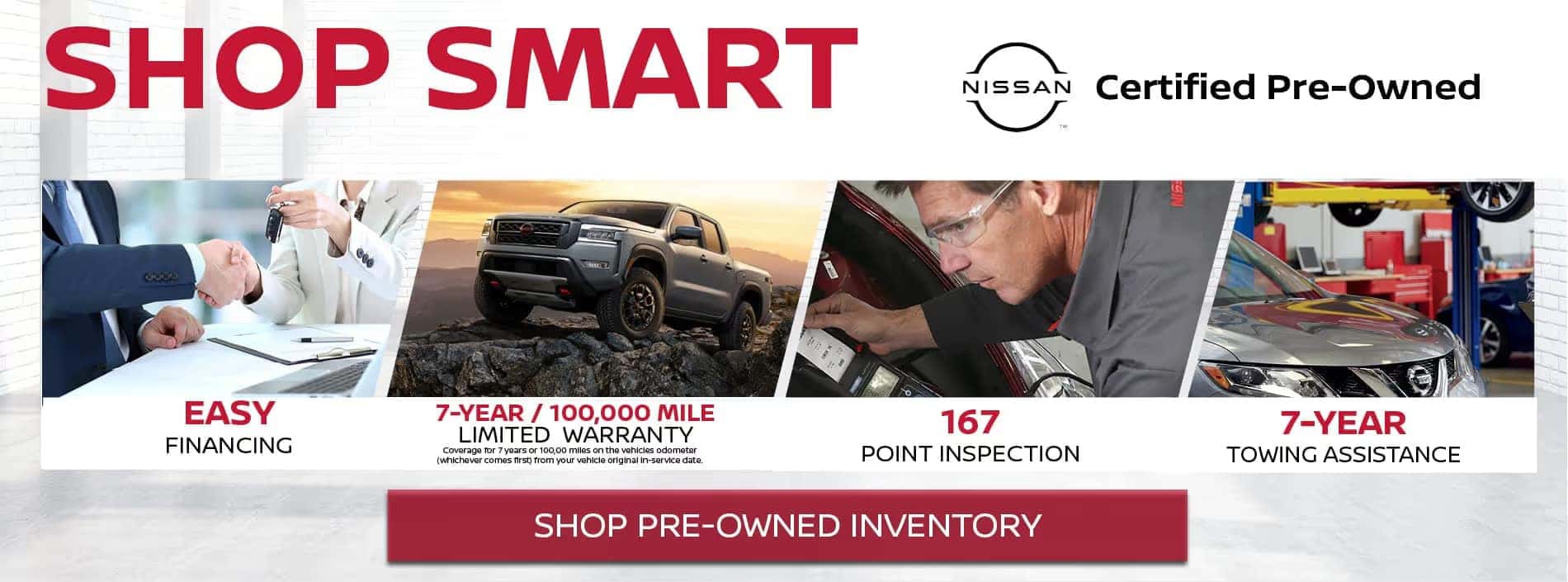 Shop Smart with Nissan Certified Pre-Owned Vehicles
