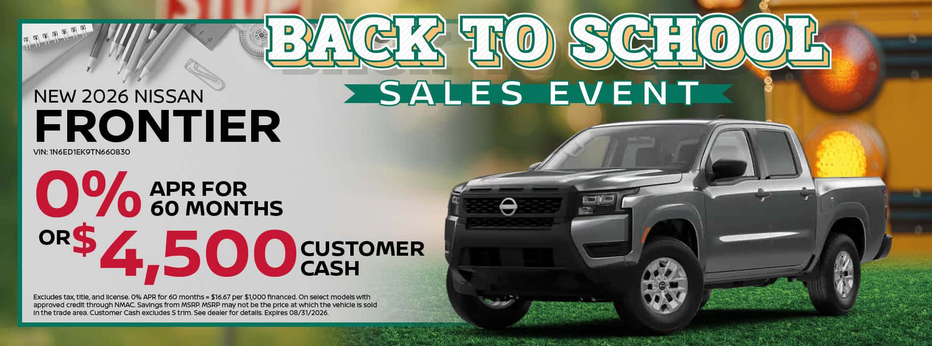 2026 Nissan Frontier Special Offer| Southlake Nissan