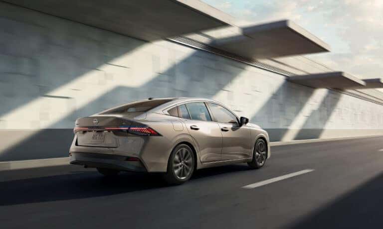 2026 Nissan Sentra Exterior Driving Fast By Wall