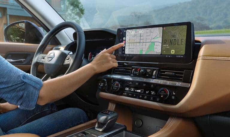 2026 Nissan Pathfinder Interior Infotainment System With Driver