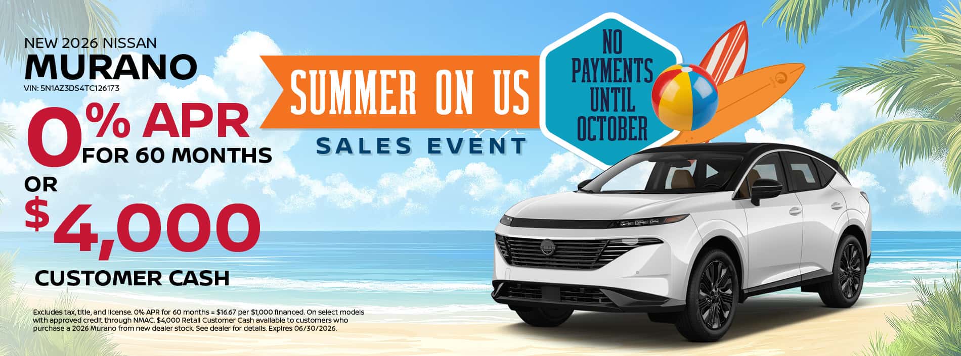 2026 Nissan Murano Special Offer| Southlake Nissan
