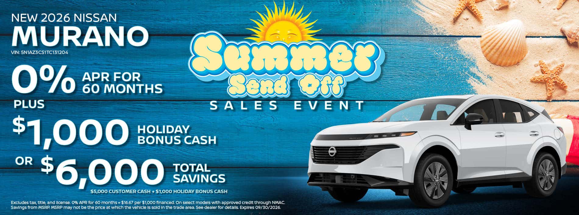 2026 Nissan Murano Special Offer| Southlake Nissan