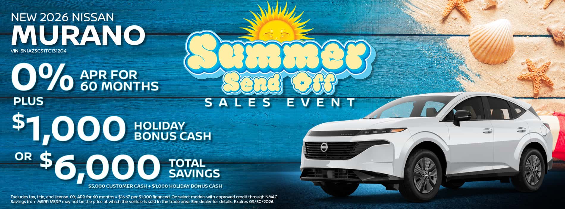 2026 Nissan Murano Special Offer| Southlake Nissan