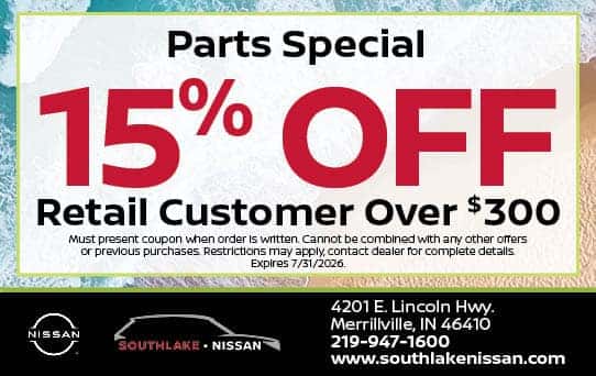 15% off $300 | Southlake Nissan