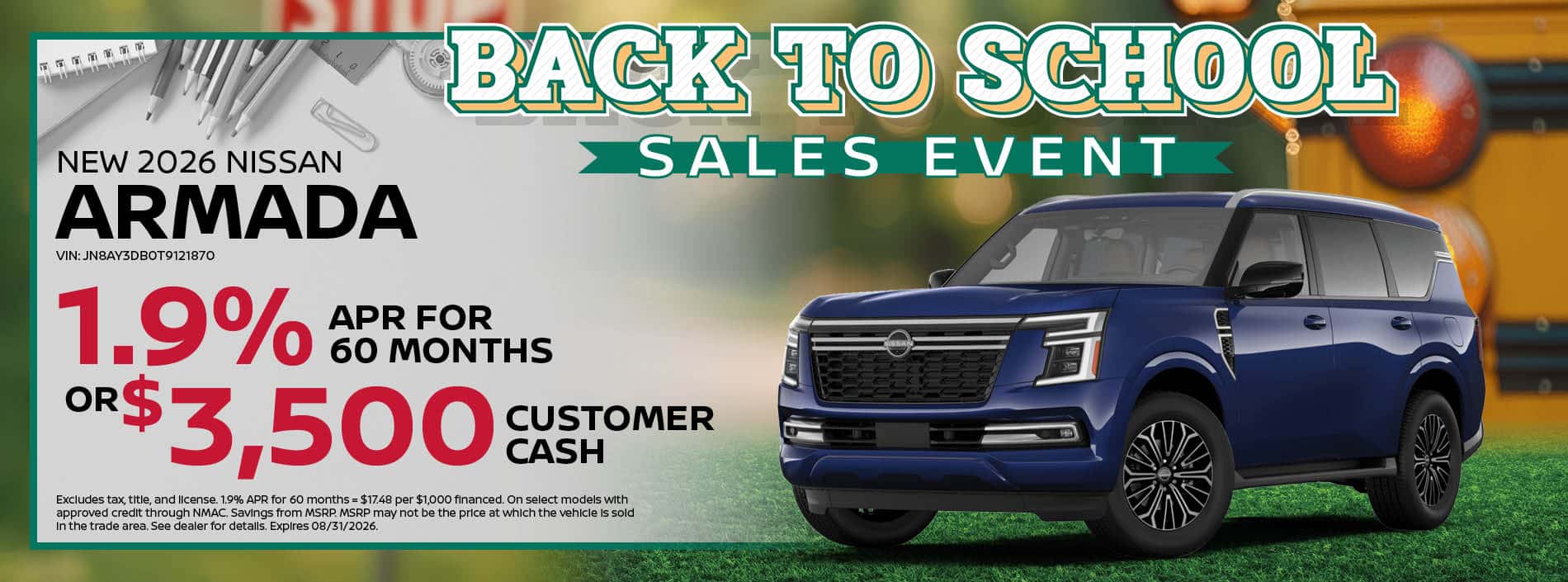 2026 Nissan Armada Special Offer| Southlake Nissan