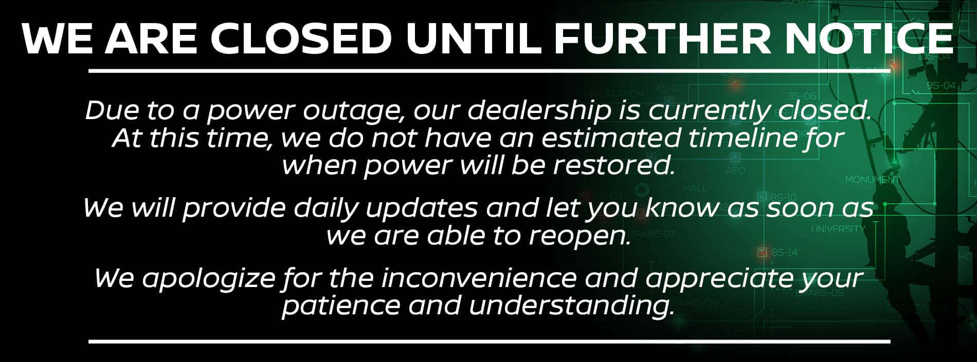 Power Outage | Southlake Nissan
