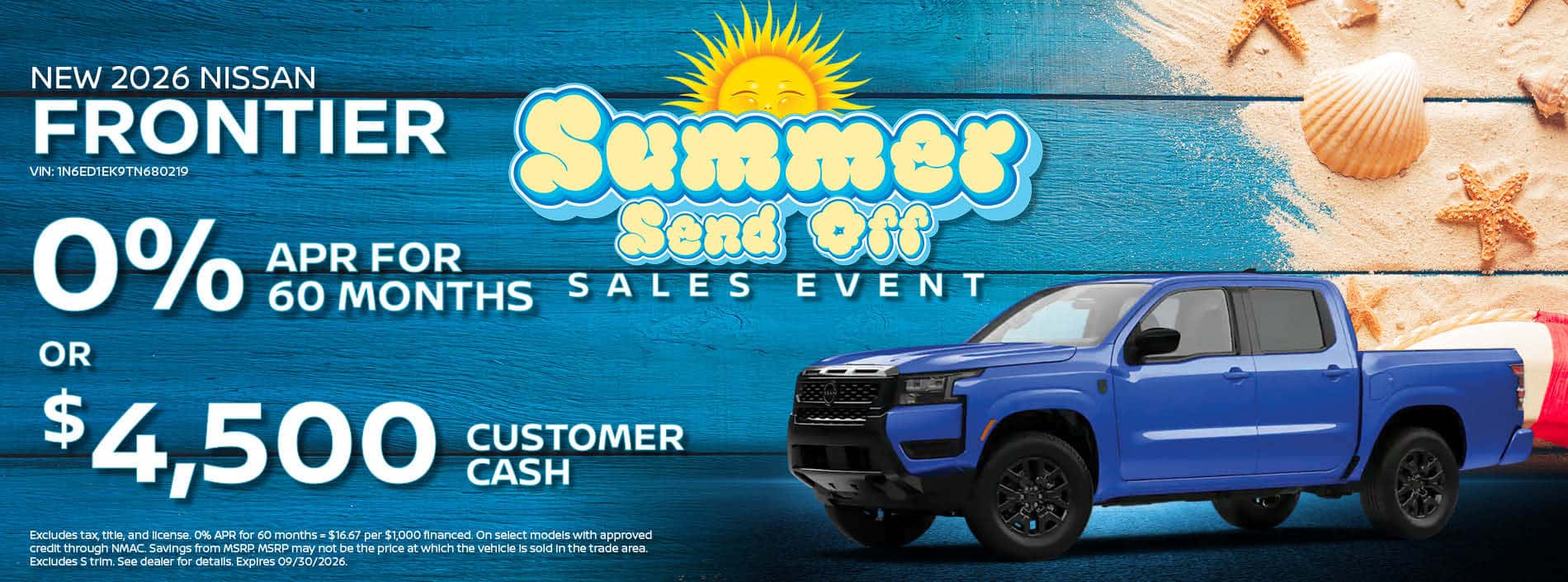 2026 Nissan Frontier Special Offer| Southlake Nissan