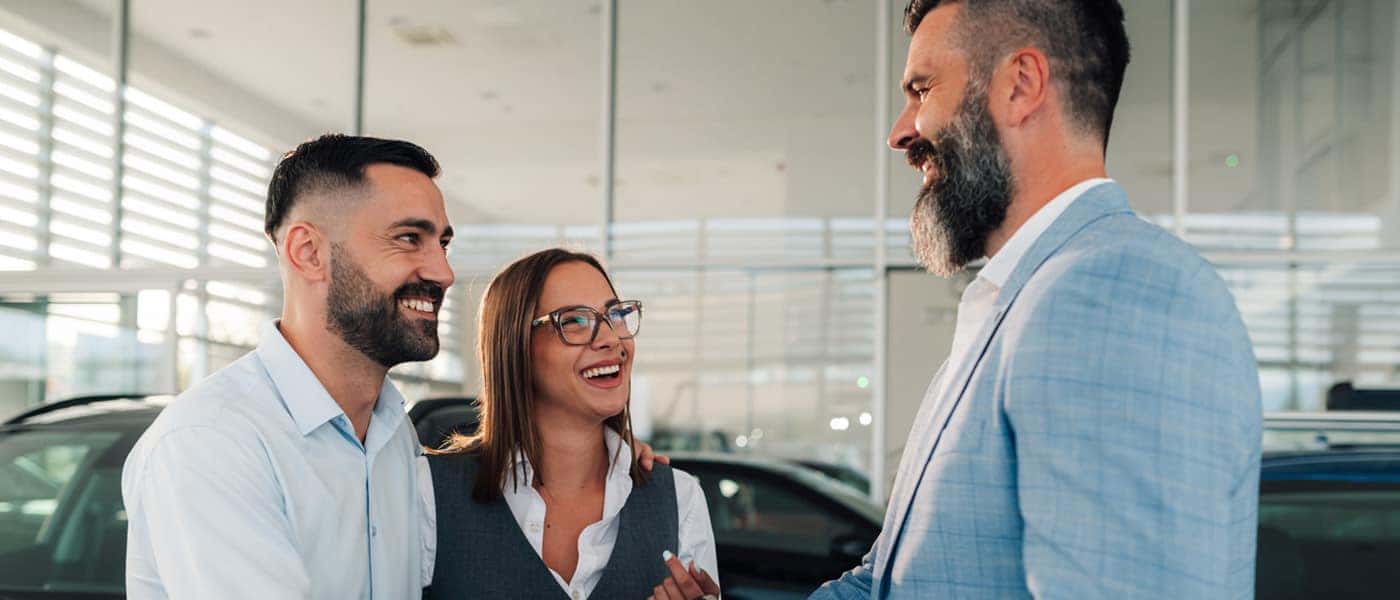 Southlake Nissan Couple Shaking Hands
