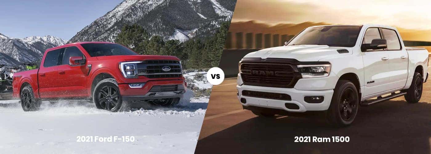 2021 RAM 1500 vs Ford F-150