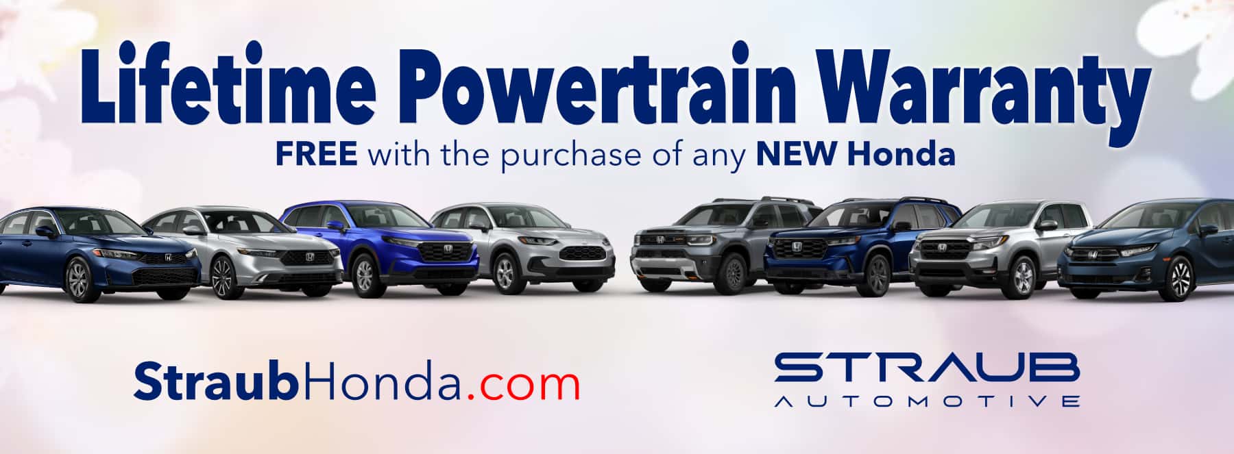 Straub Honda POWERTRAIN WARRANTY MAY