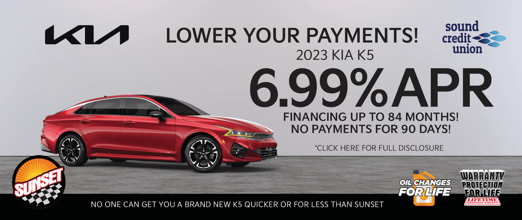 August Incentives for the 2023 Kia K5