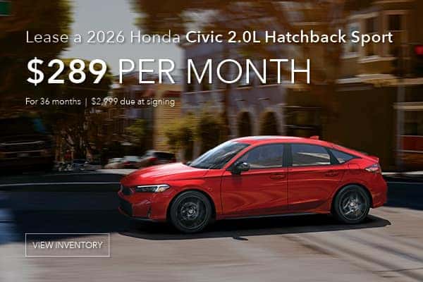 Civic Hatchback Lease Offer