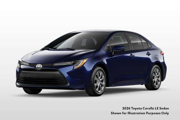 New 2026 Toyota Corolla LE Sedan