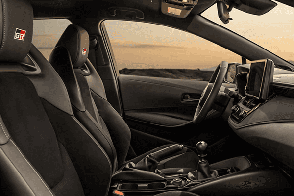 2025 Toyota GR Corolla interior view