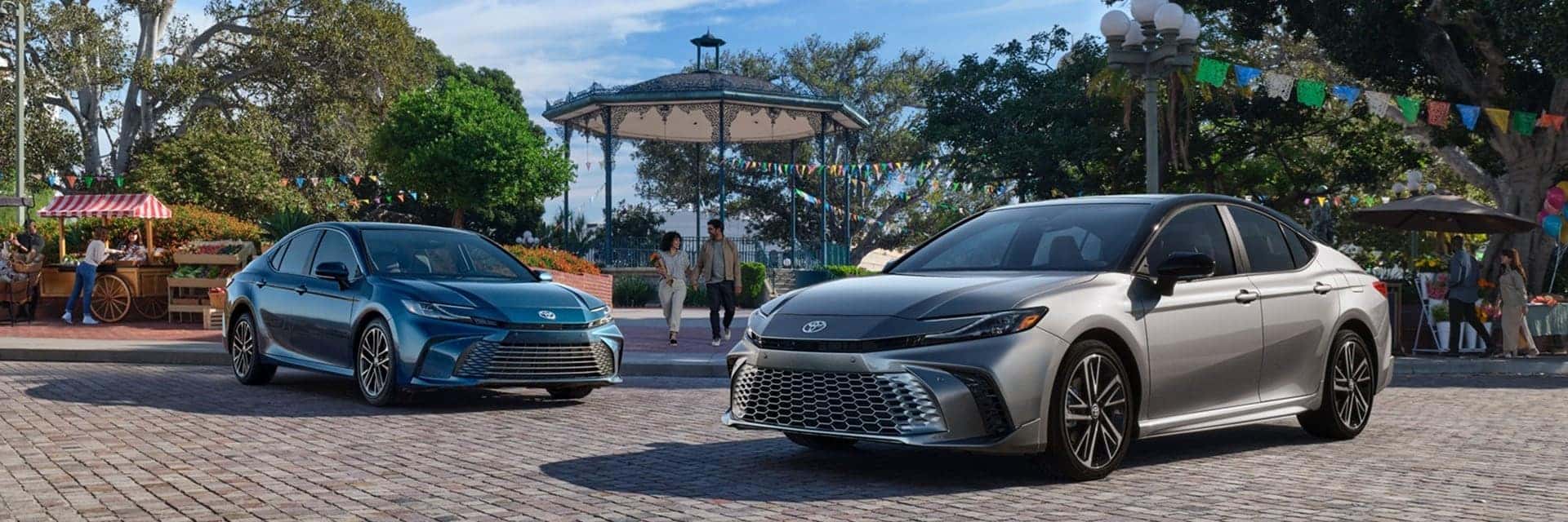 2025 toyota camrys parked outside carnival