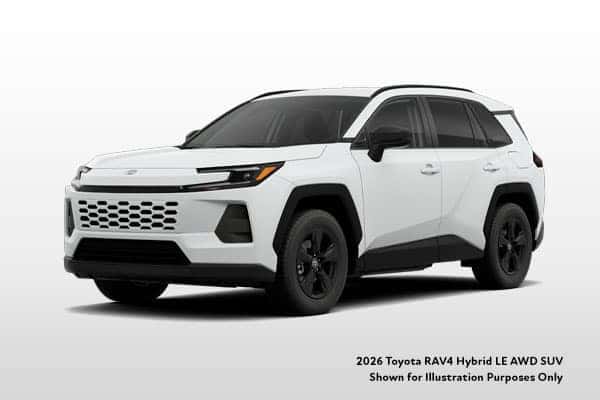 New 2026 Toyota RAV4 Hybrid LE AWD SUV