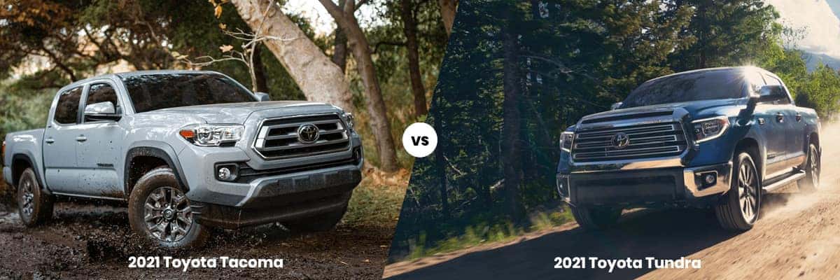 2021 Toyota Tacoma vs 2021 Toyota Tundra