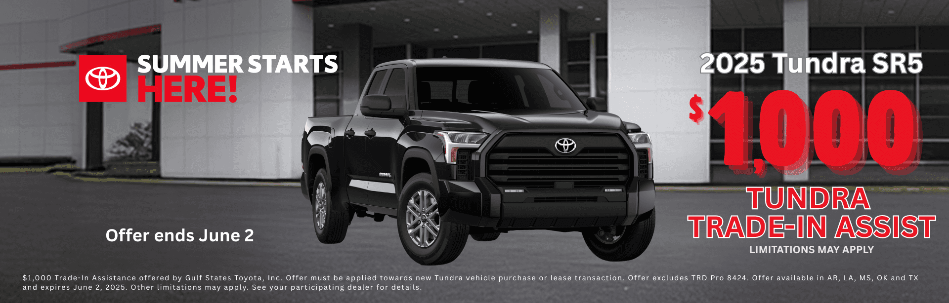 Tundra Trade Assist Offer