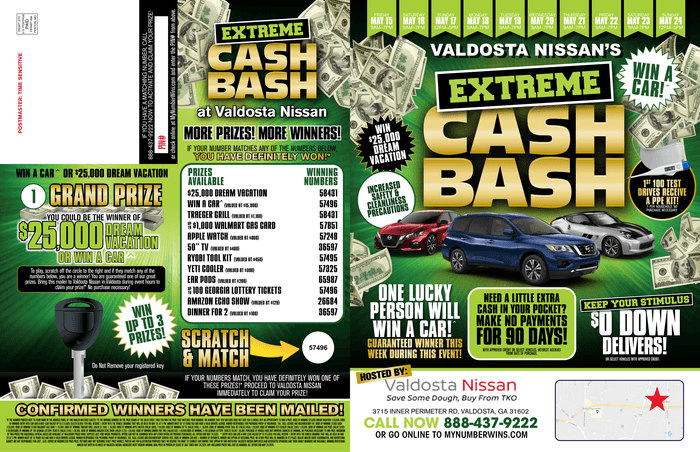 Extreme Cash Bash At Valdosta Nissan In Valdosta