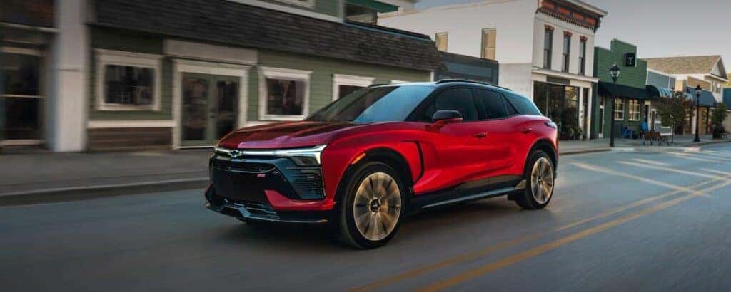 Red blazer EV SS