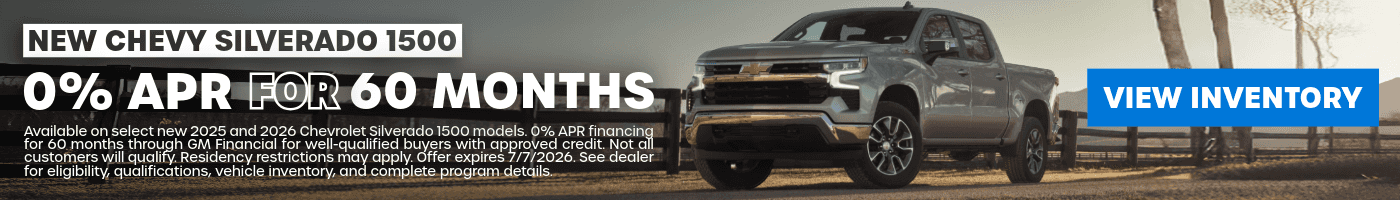 Silverado APR Offer Banner