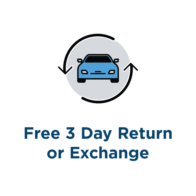Free 3 Day Return or Exchange