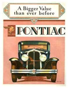 pontiac was added to the GM Line-up in 1926