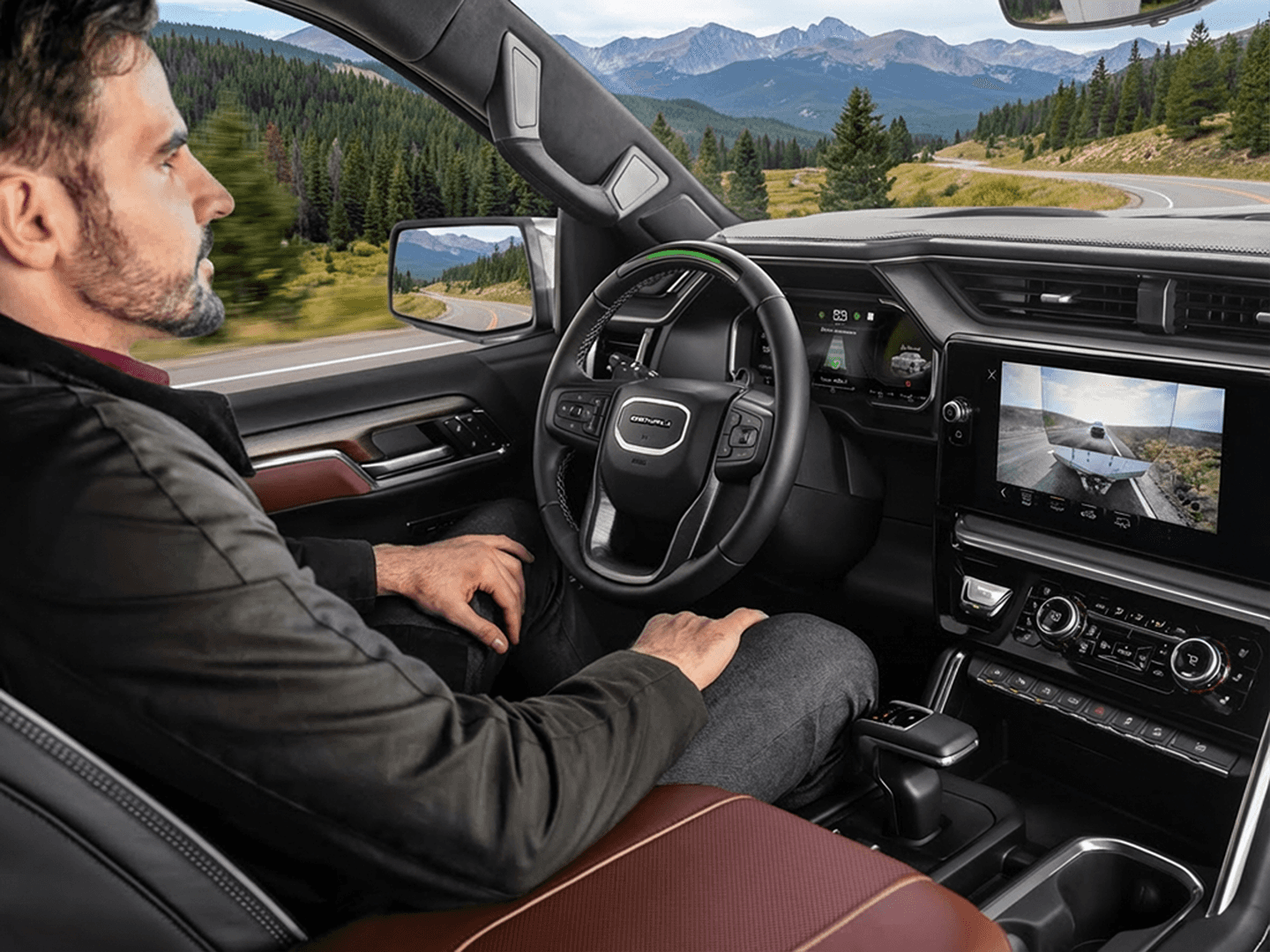 2026 GMC Sierra 1500 technology features — 13.4-inch infotainment, Super Cruise, ProGrade Trailering