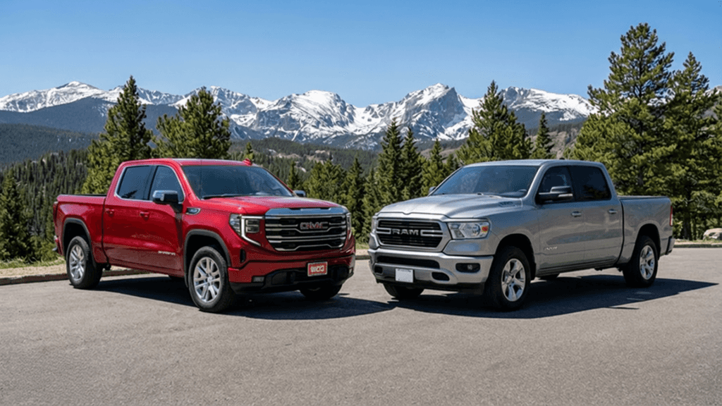2026 GMC Sierra 1500 vs 2026 Ram 1500 side-by-side comparison for Colorado truck buyers
