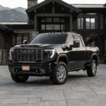 The Sierra 2500HD Denali Ultimate at an ultra luxury home in the Colorado Mountains