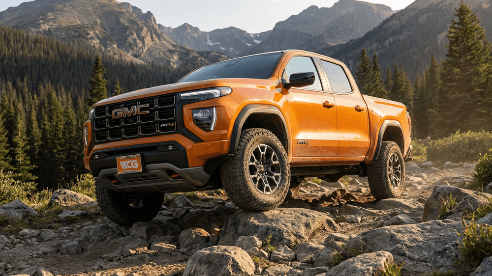2026 GMC Canyon AT4 trim with lift